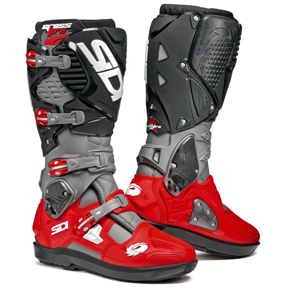 SIDI Sidi crossfire 3 srs ce boots grey/red/black size 41